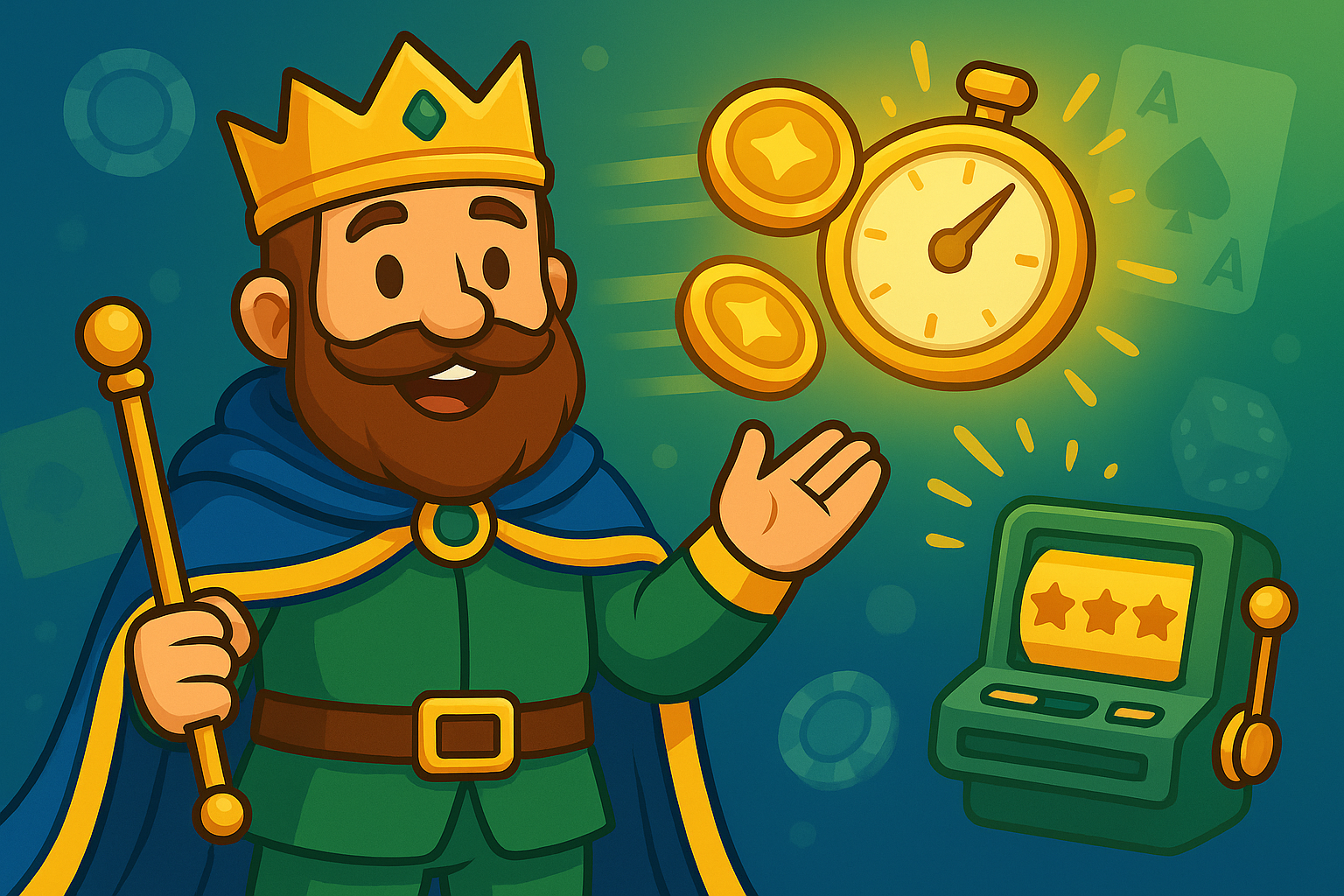 Kungen letar efter ett casino med svensk licens och snabba uttag